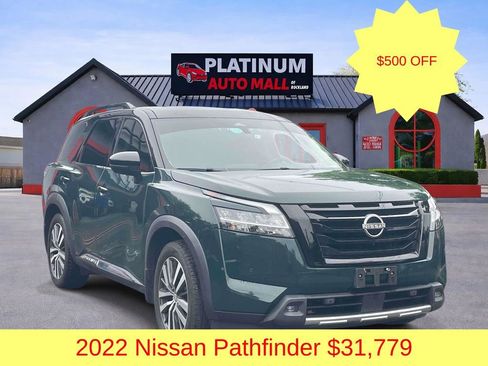 Used 2022 Nissan Pathfinder Platinum w/ Cargo Package AWD/4WD image 1