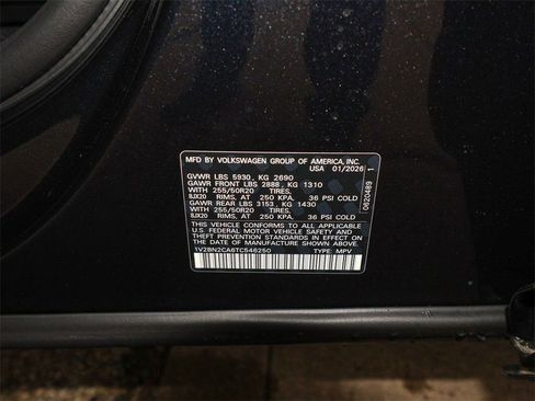 New 2026 Volkswagen Atlas SEL AWD/4WD image 35