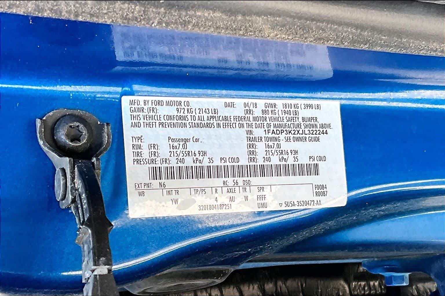 Used 2018 Ford Focus SE w/ Cold Weather Package FWD image 34