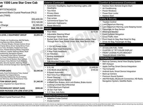 New 2026 RAM 1500 Lone Star AWD/4WD image 45