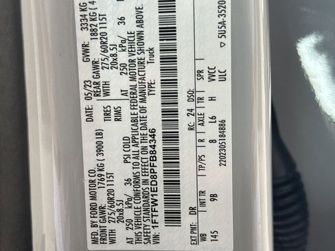 Used 2023 Ford F150 Platinum w/ Equipment Group 701A High image 43