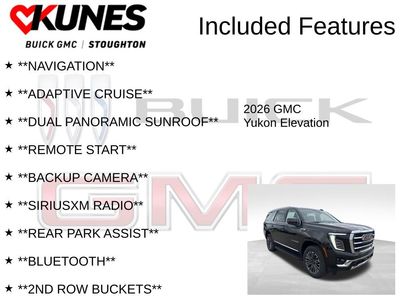 New 2026 GMC Yukon Elevation w/ Elevation Premium Package