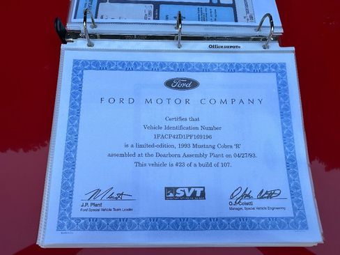 Used 1993 Ford Mustang Cobra image 64