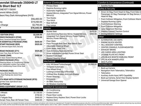New 2026 Chevrolet Silverado 2500 LT w/ All Star Edition AWD/4WD image 26
