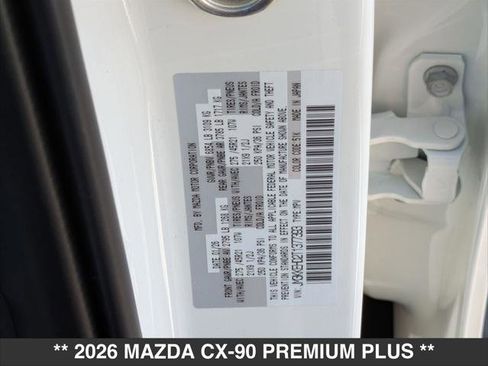 New 2026 MAZDA CX-90 3.3 Turbo w/ Premium Plus Pkg image 15