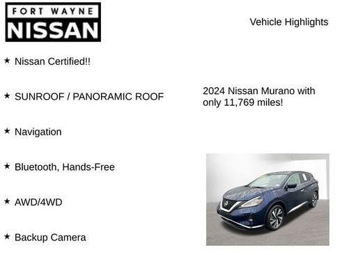Certified 2024 Nissan Murano SL image 8