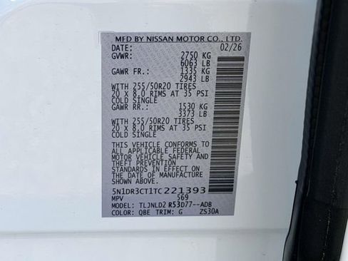 New 2026 Nissan Pathfinder SL AWD/4WD image 25