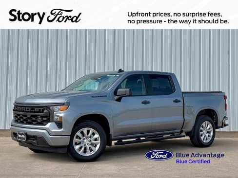 Used 2023 Chevrolet Silverado 1500 Custom w/ LPO, Dark Essentials Package AWD/4WD image 1
