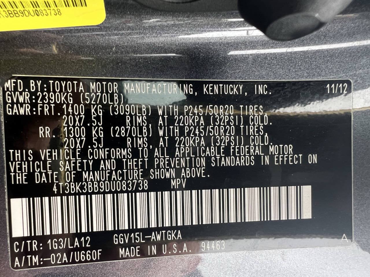 Used 2013 Toyota Venza XLE w/ XLE Premium Pkg AWD/4WD image 33