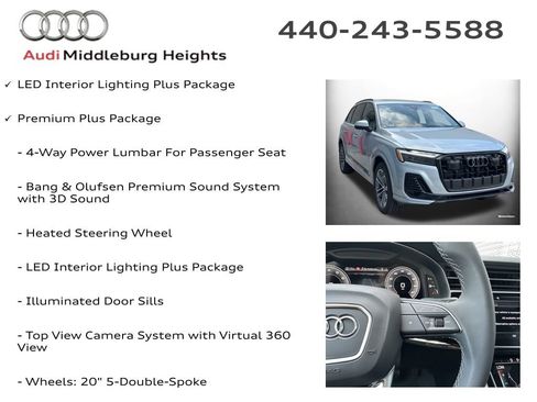 New 2026 Audi Q7 2.0T Premium Plus AWD/4WD image 5