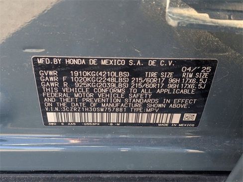 Used 2025 Honda HR-V LX image 36