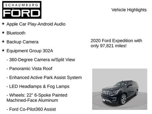 Used 2020 Ford Expedition Limited w/ Equipment Group 302A AWD/4WD image 8