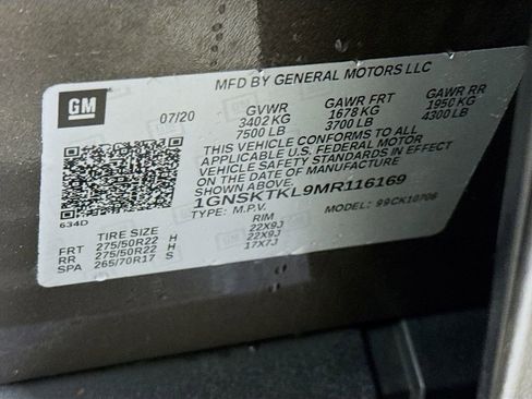 Used 2021 Chevrolet Tahoe High Country w/ Premium Package image 41