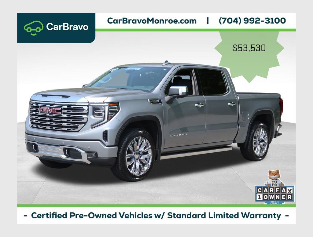 Certified 2024 GMC Sierra 1500 Denali w/ Denali Reserve Package AWD/4WD 360° Tour