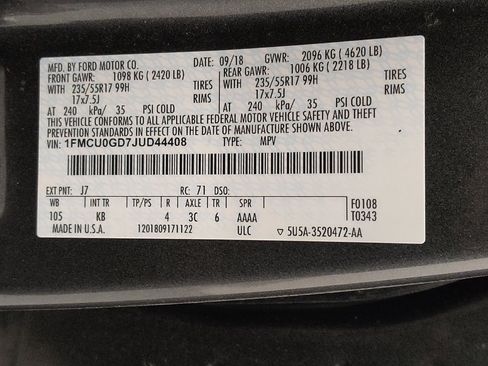 Used 2018 Ford Escape SE FWD image 33