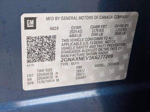 Used 2019 Chevrolet Equinox Premier FWD image 15