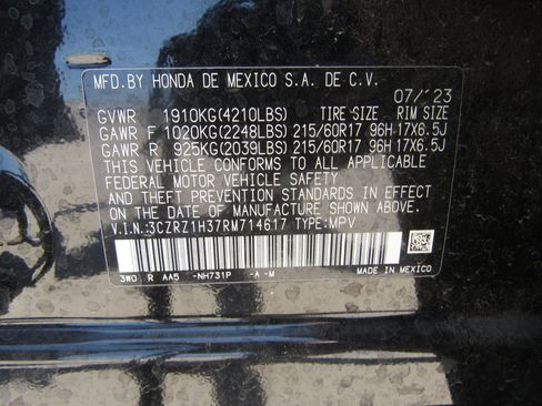 Used 2024 Honda HR-V LX image 6