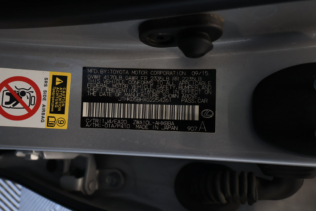 Used 2016 Lexus CT 200h w/ Seat Comfort Package FWD image 35
