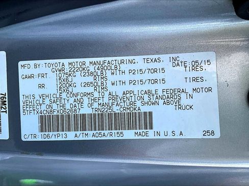 Used 2015 Toyota Tacoma 2WD Access Cab image 34