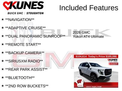 New 2026 GMC Yukon AT4 Ultimate