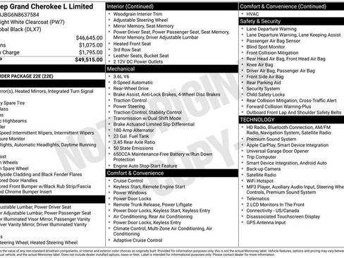 Used 2022 Jeep Grand Cherokee L Limited RWD image 66