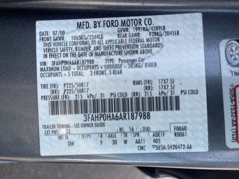 Used 2010 Ford Fusion SE FWD image 32