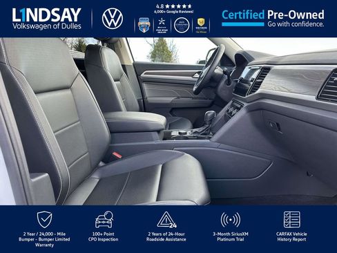 Certified 2023 Volkswagen Atlas SE w/ Black Wheel Package image 12