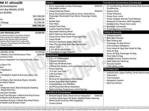 Used 2025 BMW X1 xDrive28i w/ Technology Package AWD/4WD image 36