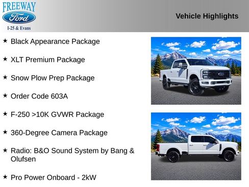 Used 2024 Ford F250 XLT w/ Black Appearance Package AWD/4WD image 2
