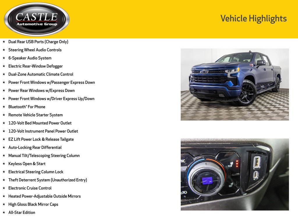 Used 2022 Chevrolet Silverado 1500 RST w/ Z71 Off-Road Package AWD/4WD image 16