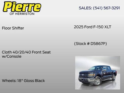 Certified 2025 Ford F150 XLT w/ Equipment Group 301A Standard AWD/4WD image 32