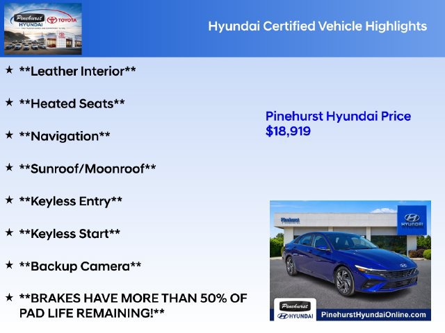 Certified 2025 Hyundai Elantra Limited FWD image 36