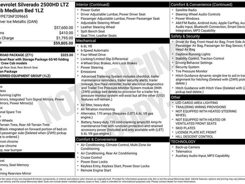 Used 2022 Chevrolet Silverado 2500 LTZ w/ Z71 Off-Road Package image 57