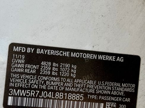Used 2020 BMW 330i xDrive Sedan w/ Driving Assistance Package AWD/4WD image 30