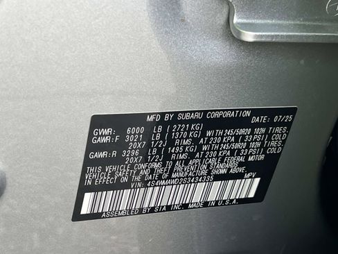 Certified 2025 Subaru Ascent Bronze Edition w/ Onyx Package image 35