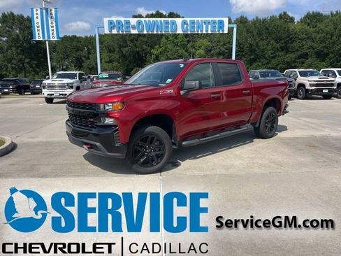Used 2021 Chevrolet Silverado 1500 Custom Trail Boss w/ LPO, Dark Essentials Package AWD/4WD image 1