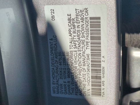 Certified 2022 Honda Accord Sport image 34