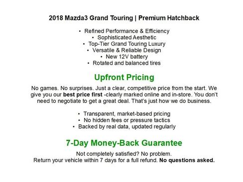 Used 2018 MAZDA MAZDA3 Grand Touring w/ Premium Equipment Package image 1