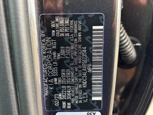 Certified 2023 Kia EV6 Wind w/ Wind Technology Package RWD image 32