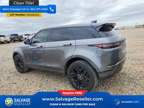 Used 2020 Land Rover Range Rover Evoque SE AWD/4WD image 3