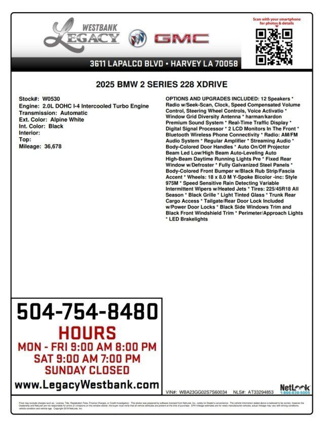 Used 2025 BMW 228i xDrive AWD/4WD image 26
