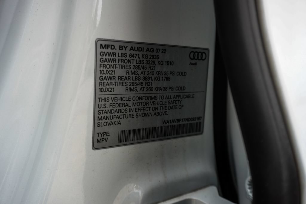 Used 2022 Audi Q8 Premium AWD/4WD image 44