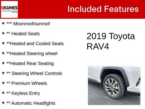 Used 2019 Toyota RAV4 Limited w/ Cold Weather Package AWD/4WD image 5