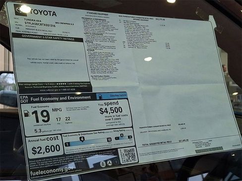 New 2026 Toyota Tundra SR5 w/ TRD Off-Road Package image 19