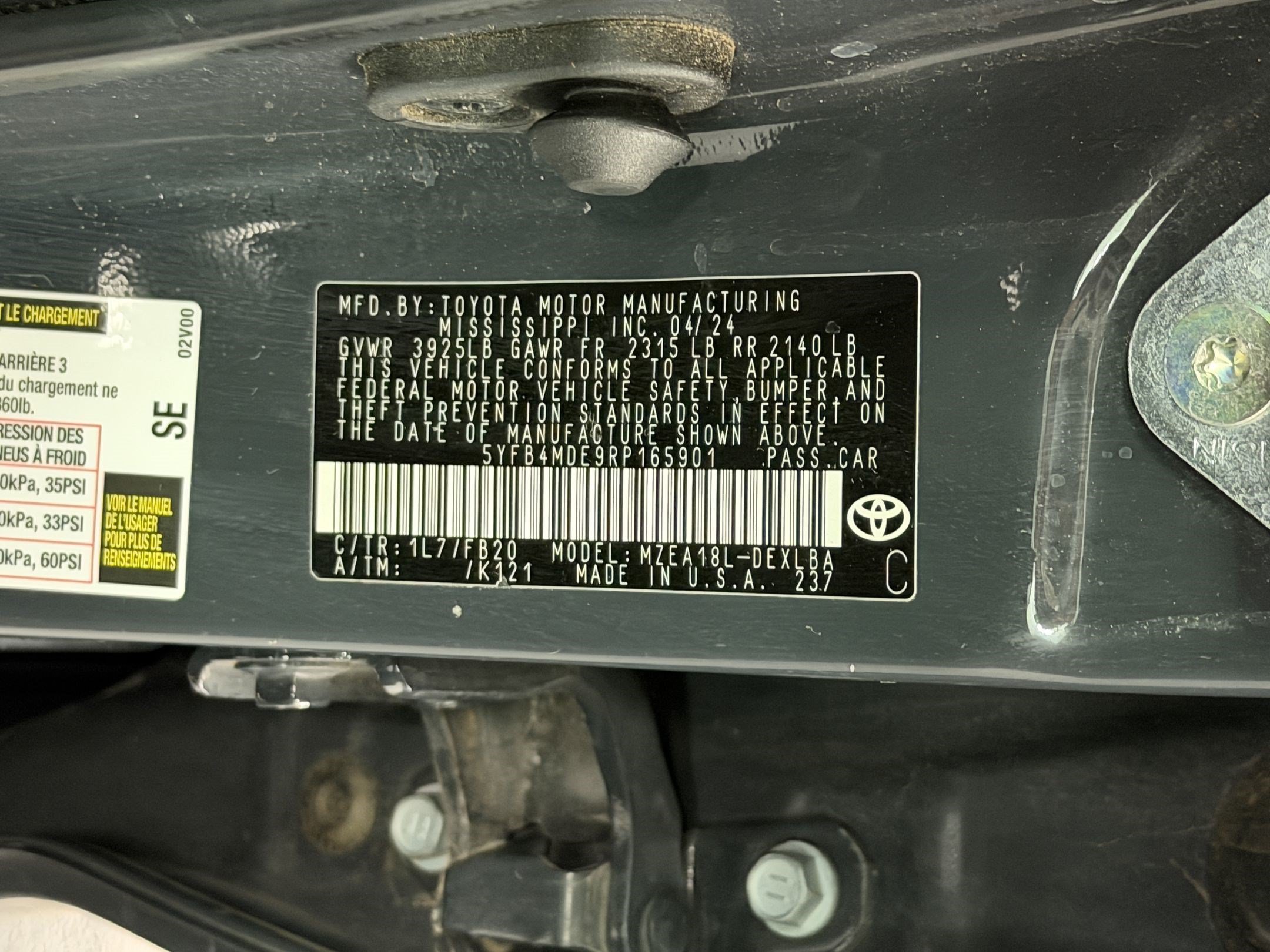 Used 2024 Toyota Corolla LE FWD image 22