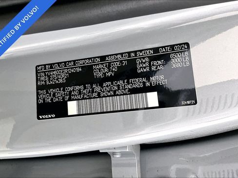 Used 2024 Volvo XC90 T8 Plus w/ Protection Package Premier AWD/4WD image 46