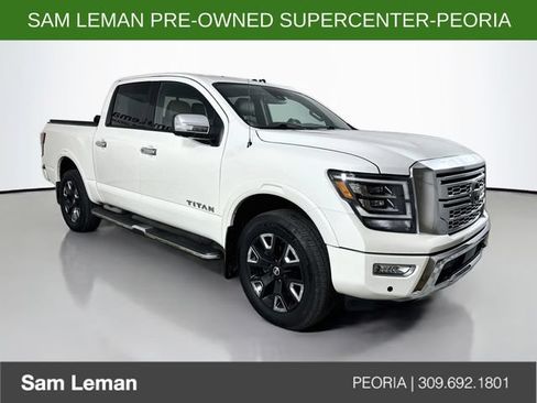Used 2021 Nissan Titan Platinum Reserve w/ Moonroof Package AWD/4WD image 1