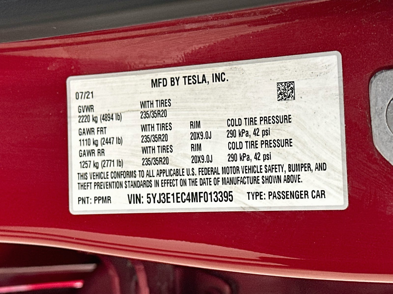 Used 2021 Tesla Model 3 Performance AWD/4WD image 46