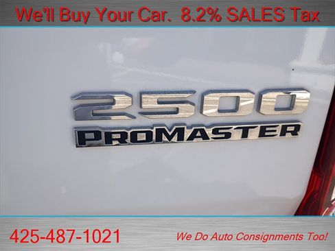 Used 2025 RAM ProMaster 2500 w/ Convenience Group FWD image 13