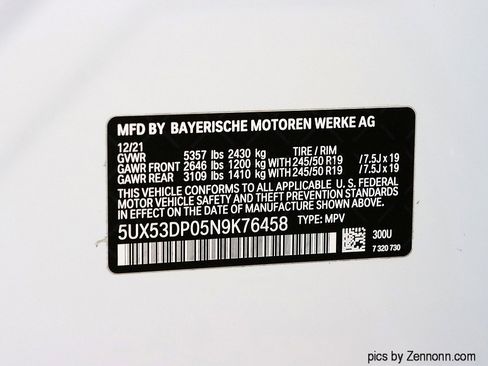 Certified 2022 BMW X3 xDrive30i w/ Premium Package 2 image 38